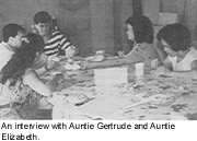 Interview with Auntie Gertrude and Auntie Elizabeth