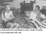Louis Dominic and Aunty Dorothy